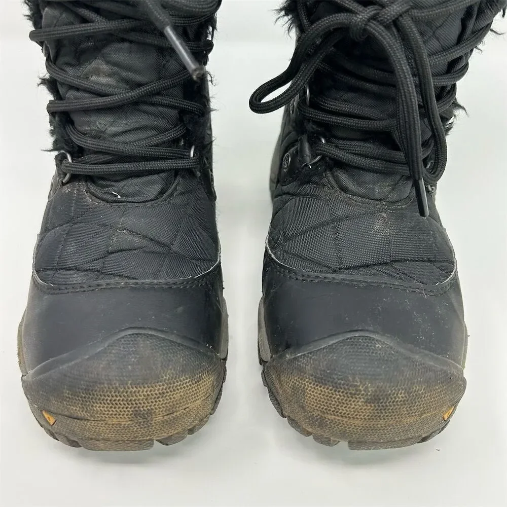 KEEN Women's Black Snow Boots Size 5.5 Waterproof Insulated Winter Warm